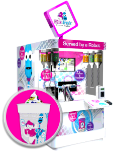 frozen yogurt robot vending machine
