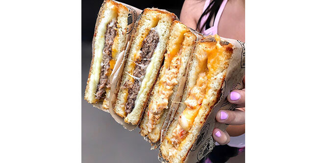 Grater Grilled Cheese - Gourmet grilled cheese sandwiches - Comfort food